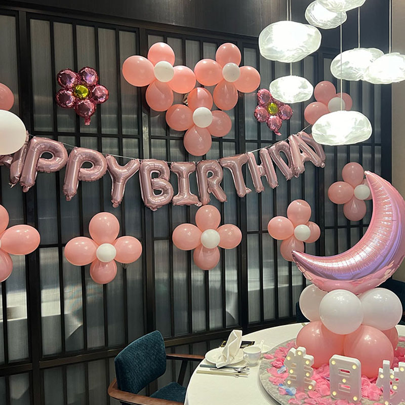 Birthday decoration scene