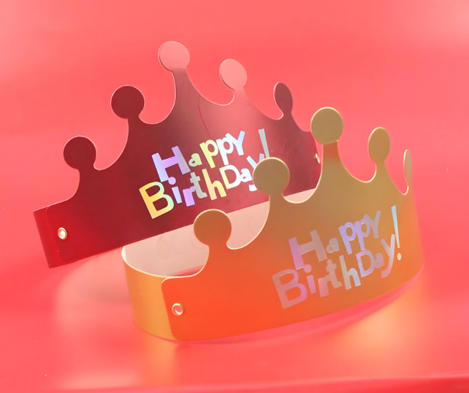 Birthday cake  lucky hat
