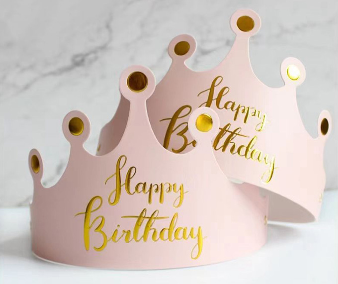 Birthday folding hat