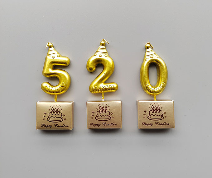 Number candle